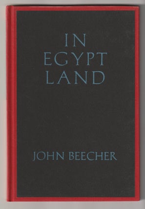 Item #10793 IN EGYPT LAND. John Beecher