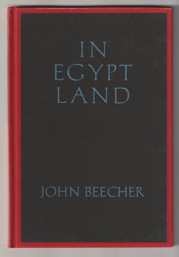Item #10793 IN EGYPT LAND. John Beecher.