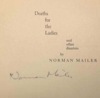 DEATHS FOR THE LADIES; (and Other Disasters)