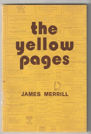 Item #11603 THE YELLOW PAGES. James Merrill