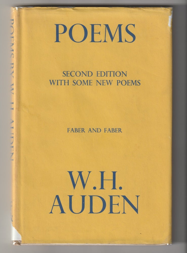Item #11629 POEMS; Second Edition with some New Poems. W. H. Auden.
