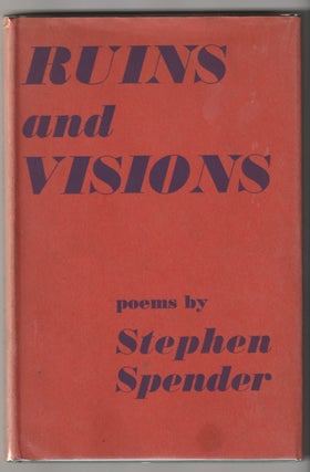 Item #11698 RUINS AND VISIONS. Stephen Spender