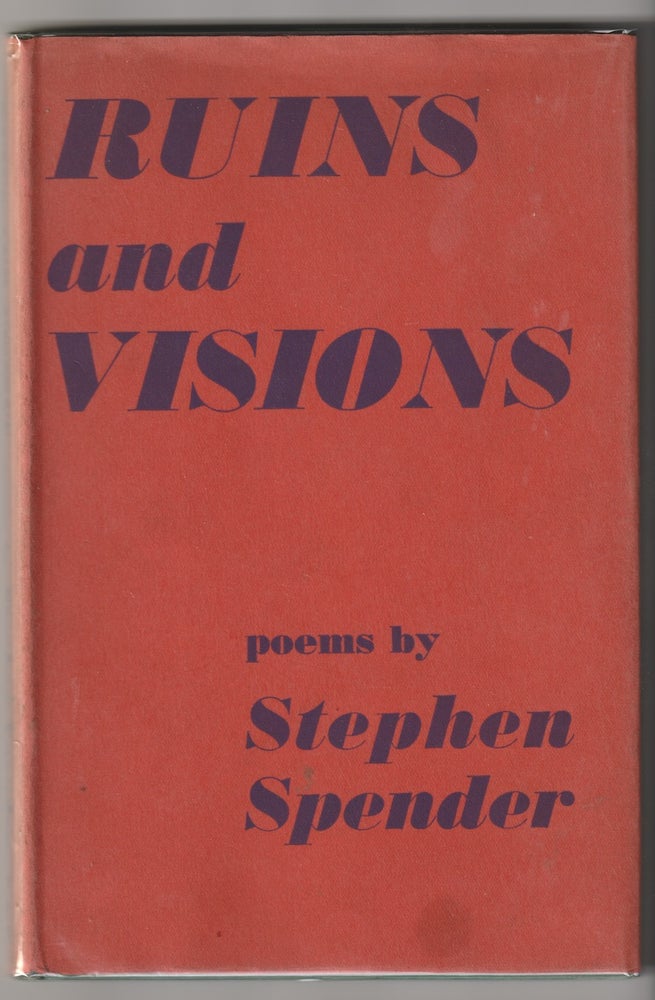 Item #11698 RUINS AND VISIONS. Stephen Spender.