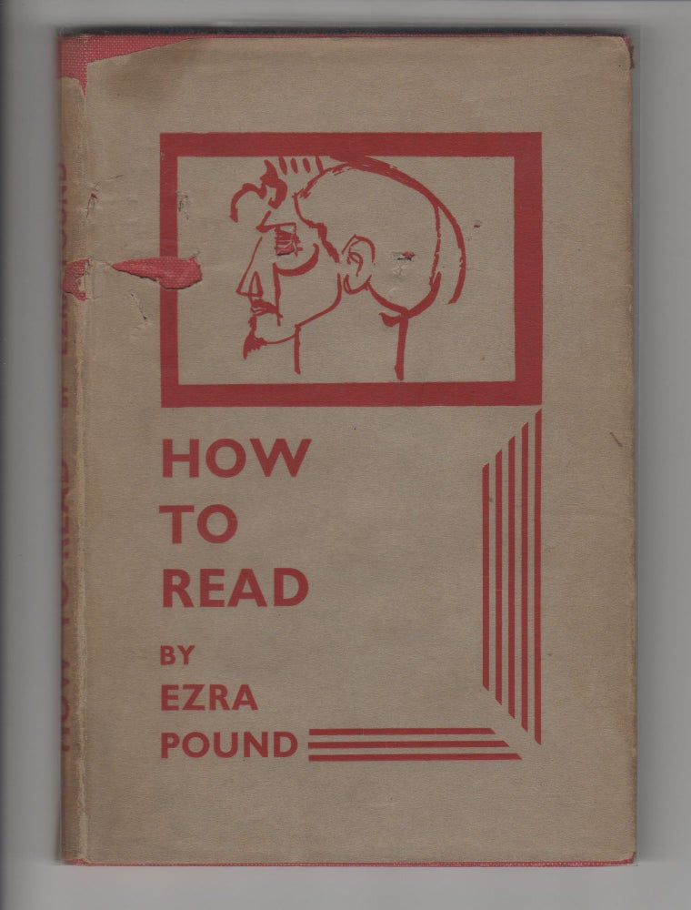 Item #12118 HOW TO READ. Ezra Pound.