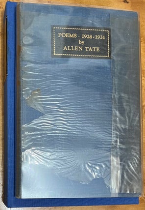 Item #12244 POEMS: 1928-1931. Allen Tate, Merrill Moore