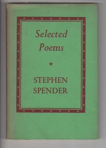 Item #12681 SELECTED POEMS. Stephen Spender.