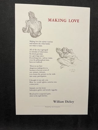 Item #13138 "Making Love" William Dickey