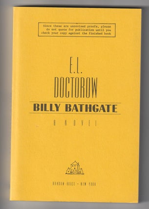 Item #1349 BILLY BATHGATE. E. L. Doctorow