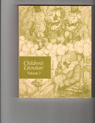 Item #14569 CHILDREN'S LITERATURE Volume 3. Robert Pinsky