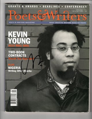 Item #14609 POETS & WRITERS VOL. 31, ISS. 1. Kevin Young, Therese Eiben, Colson Whitehead, signed by