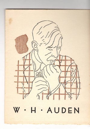 Item #15071 'Ferdinand"; THE POETRY OF W. H. AUDEN. W. H. Auden, Theodore Spencer