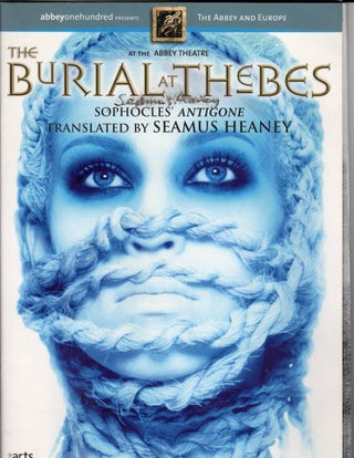 Item #15107 THE BURIAL AT THEBES, with letter (both signed). trans and, him, Seamus . Heaney,...
