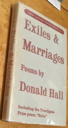 Item #15443 EXILES & MARRIAGES. Donald Hall