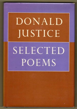 Item #15447 SELECTED POEMS. Donald Justice
