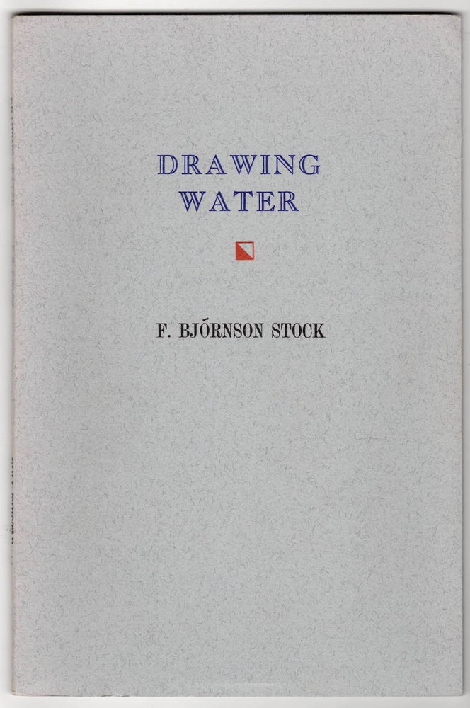 Item #15826 DRAWING WATER. F. Bjornson Stock.