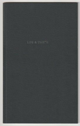 Item #16011 LIFE & DEATH / THE BLACK PAINTINGS. Robert Creeley, Francesco Clemente