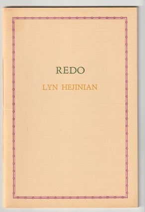 Item #16039 REDO. Lyn Hejinian