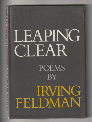 Item #16063 LEAPING CLEAR. Irving Feldman