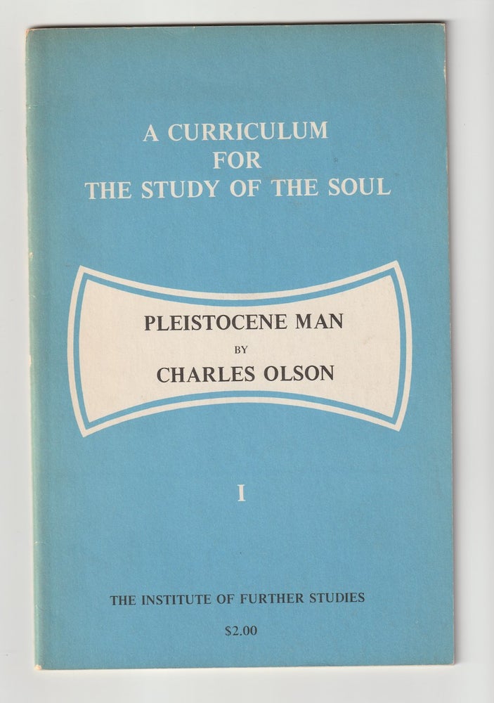 Item #16067 PLEISTOCENE MAN: Letters from Charles Olson to John Clarke during October 1965. Charles Olson.
