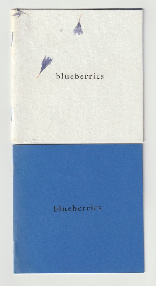 Item #16104 BLUEBERRIES; Small Poems. Jessica Smith.