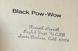 BLACK POW-WOW; Jazz Poems