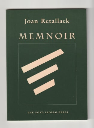 Item #16169 MEMNOIR. Joan Retallack