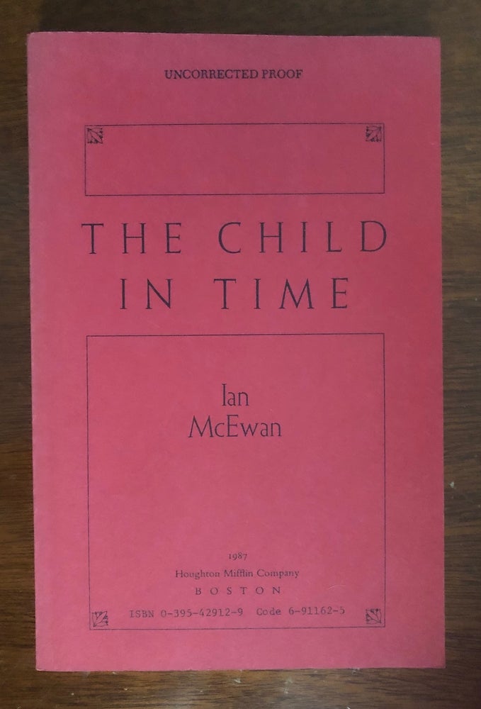 Item #5156 THE CHILD IN TIME. Ian McEwan.