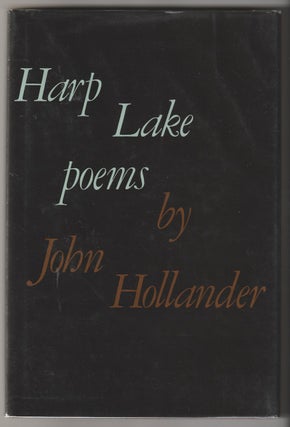 Item #5996 HARP LAKE; Poems. John Hollander