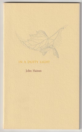 Item #8519 IN A DUSTY LIGHT. John Haines