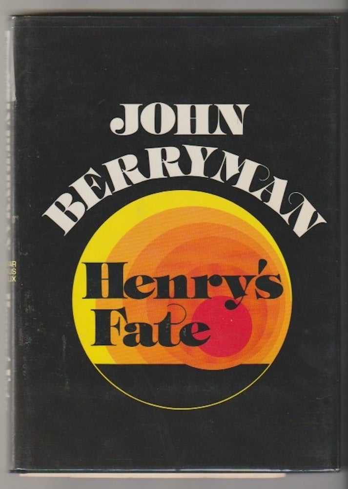 Item #852 HENRY'S FATE. John Berryman.