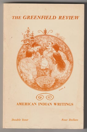 Item #9125 THE GREENFIELD REVIEW, Vol, 9, No. 3 & 4, American Indian Writings. Joseph Bruchac, ed