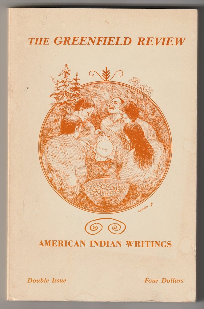 Item #9125 THE GREENFIELD REVIEW, Vol, 9, No. 3 & 4, American Indian Writings. Joseph Bruchac, ed.