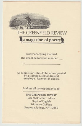 THE GREENFIELD REVIEW, Vol. 1, No. 4, Poetry in Contemporary Africa